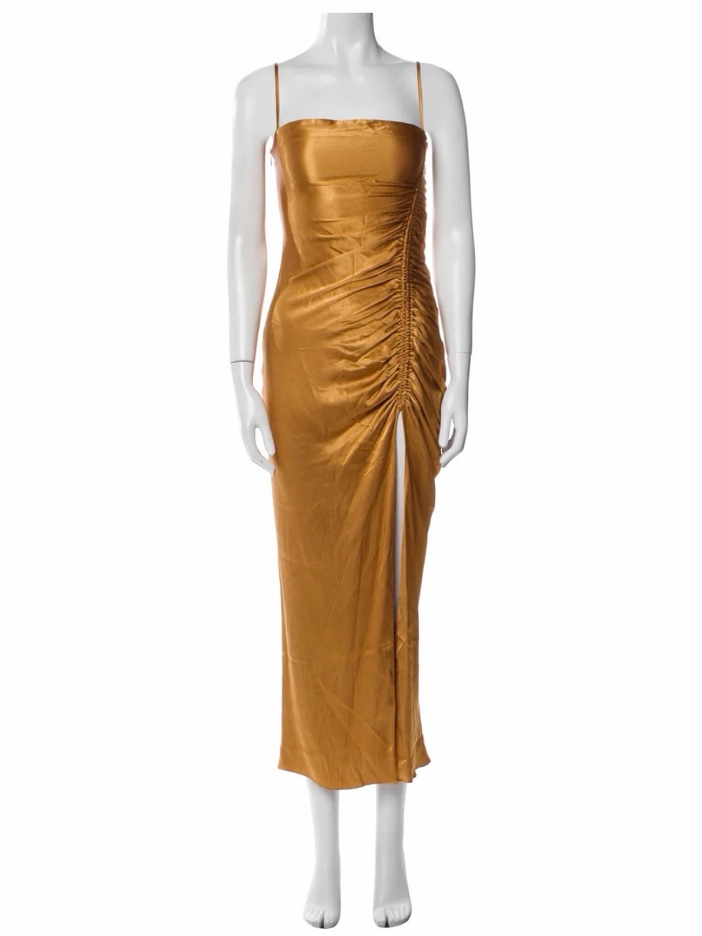 Shona Joy Thalia Bias Ruched Midi Dress